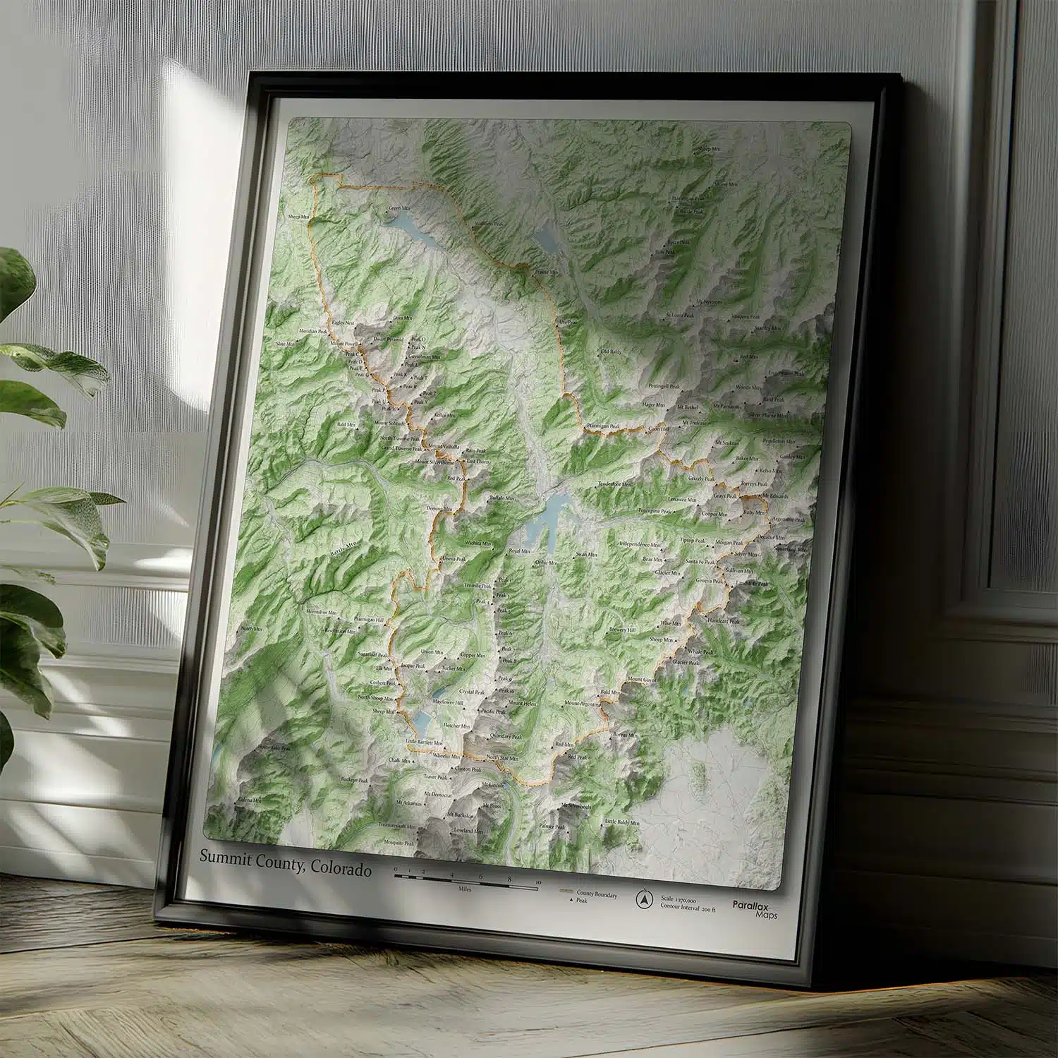 map of summit county colorado