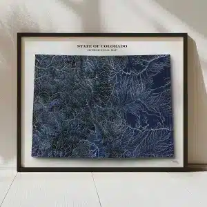 Colorado Hydrological map