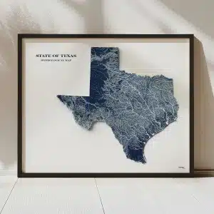 Texas Hydrological Map