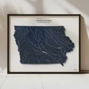 iowa hydrological map