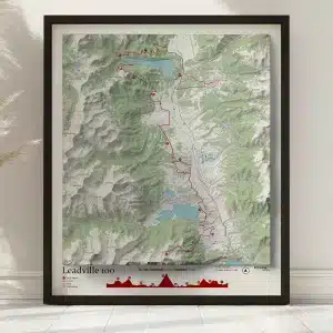 Leadville 100 map